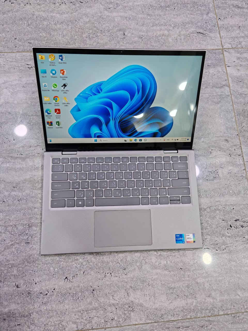 💻 لابتوب Dell Vostro 5410 2-in-1: الأداء الأنيق بين يديك!
​هل تبحث عن جهاز يجمع بين الفخامة، السرعة، والمرونة في العمل؟ نقدم لك Dell Vostro 5410 بحالة ممتازة جداً وبمواصفات تضمن لك إنتاجية عالية.
​⚙️ المواصفات الفنية:
​المعالج: Intel 11th Generation (أداء سريع ومستقر).
​كرت الشاشة: Intel Iris Graphics.
​الرام: 8GB DDR4 (قابلة للتطوير).
​الهارد: 256GB SSD (فائق السرعة وقابل للتطوير).
​الشاشة: 14 بوصة بحجم مثالي للتنقل والعمل.
​النظافة: 97% (جهاز بحالة ممتازة).
​💰 السعر: 430,000 دينار عراقي فقط.
​✅ لماذا تشتري من مكتبنا؟
​الشفافية أولاً: يحق للزبون فحص الجهاز والتأكد من سلامته أمام المندوب عند الاستلام.
​ضمان حقيقي: ضمان استبدال لمدة 7 أيام (في حال وجود أي خلل مصنعي).
​📞 للحجز أو الاستفسار:
يرجى مراسلتنا عبر رسائل الصفحة، أو التواصل معنا مباشرة عبر واتساب:
***********
​#Dell #Vostro5410 #2in1 #11thGeneration #Laptop #بغداد #العراق #مكتب_اليسر #لابتوب #عروض_لابتوب #DellVostro
