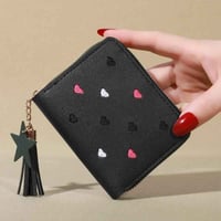 محفظة نسائية • قلوب مطرزة • دلاية نجمة