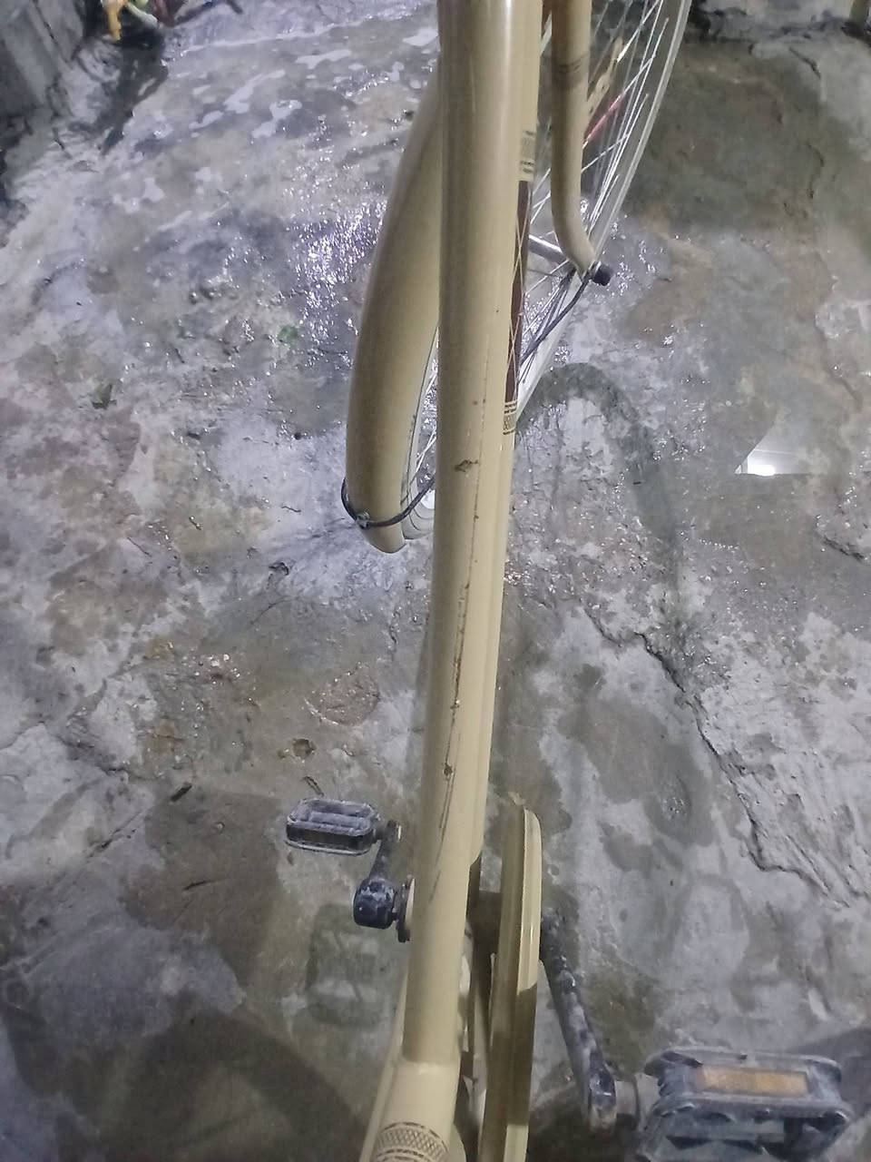 سلام عليكم بايسكل للبيع موديل 2024سعر 100وبي مجال تواصل ***********بس واتساب ملاحظه البايسكل بيع شخط
