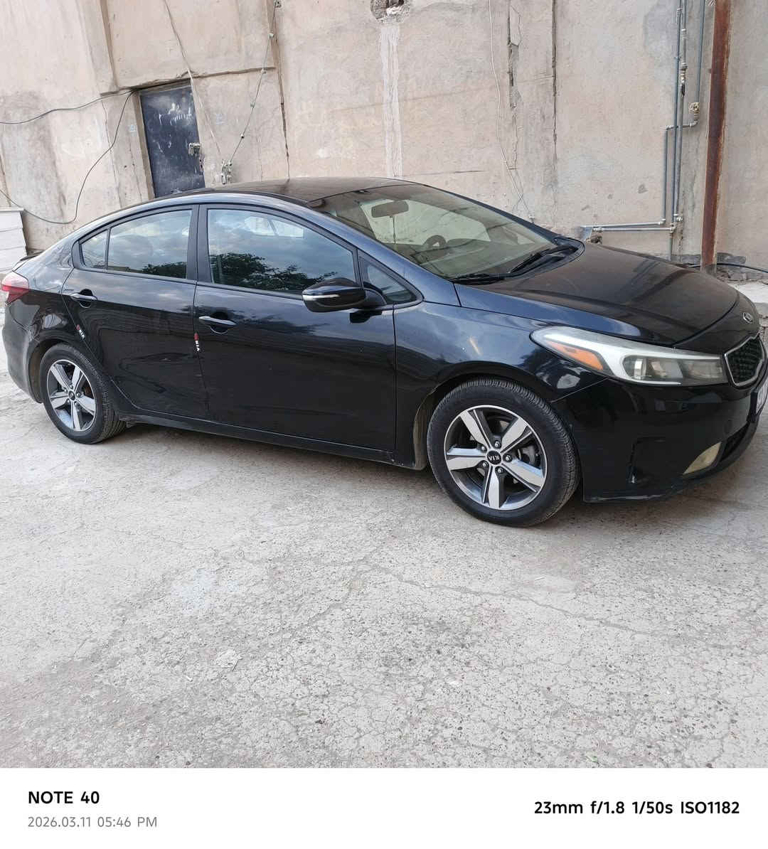 سلام عليكم للبيع سيارة كيه فورتي ١٨وارد أمريكي تخم تاير جديد ويل كب تحكمات استيرن  مكينه الفين دوش المرغوب تدفئة تبريد السعر المطلوب ١٠٨وبيها مجال بسيط للشراي 
هاتف. ***********
