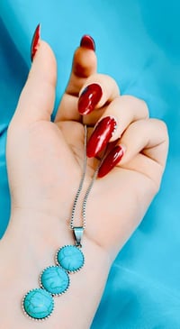 قلادة الحسد • حجر فيروزي • ذهب برازيلي