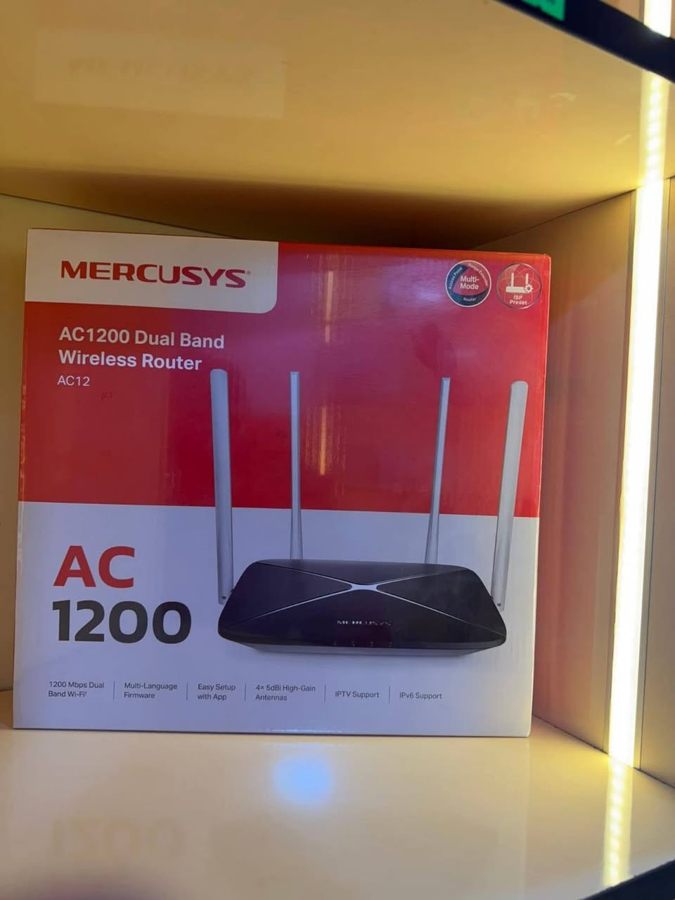 راوتر AC 1200 ابو الأربعه نظافة 99 % يعني اخو الجديد شرط الفحص والشغل السعر 40 الف


**إذا كنت صاحب هذا الإعلان وتريد حذفه لأي سبب، رجاءا أرسل رسالة إلى الدعم الفني**