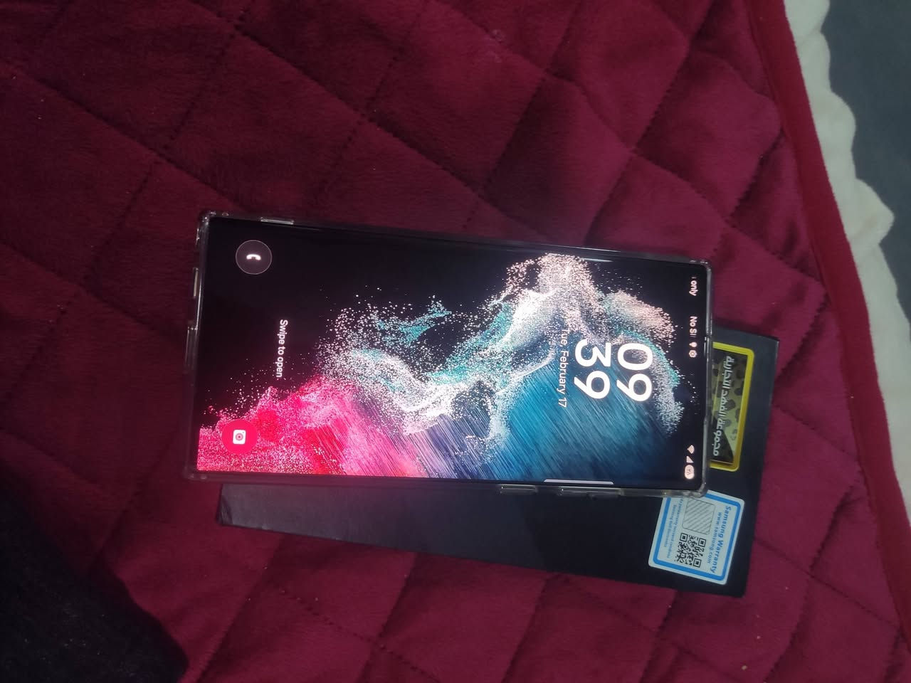 سلام عليكم شباب
موبايل سامسونك 22 الترا جهاز مجموعه الفهد التجاريه معروفه ما يحتاج احجي بيها مكفول من شخط جديد ونضيف وكله شغل وشرط الفحص ذاكرته 512 جهاز نضيف بشكل صوت شحن نت اتصال كامرات كله شغال فقط كارتون ويه شراي يتصل ***********
