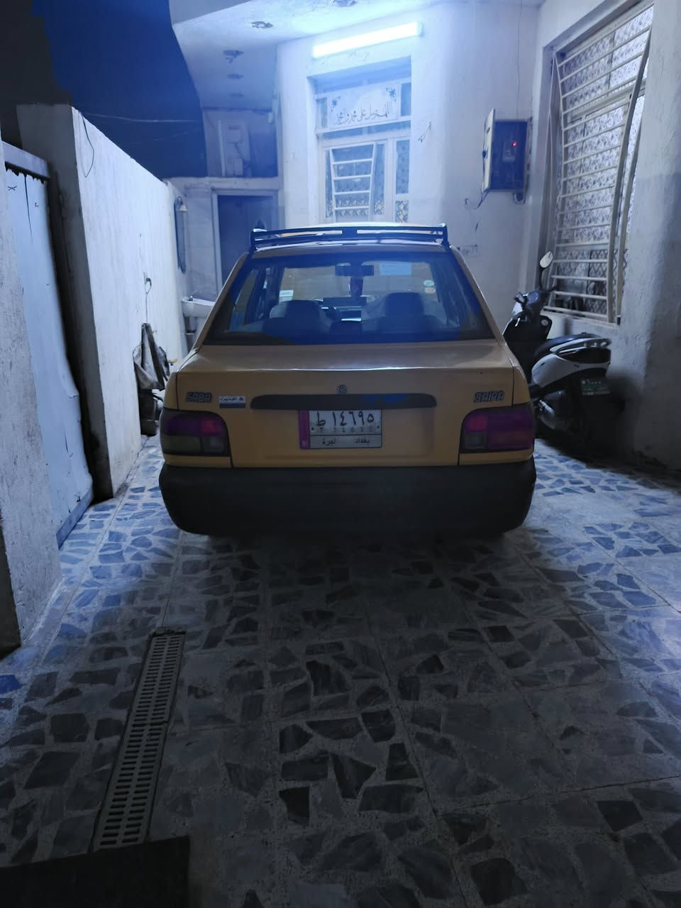 سلام عليكم سايبا موديل ٩بيهة ضربة جاملغ المامي ولباقي كفالة كل نقص مابيهة جاهز الشارع مكينة جديدة تبريد ⛄ثلج صدر جديد تخم تاير جديد سعر ٣٢ مكاني بغداد العبيدي رئاسة شارع عشرين ***********
