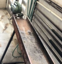 منقلة شوي سعر 55 الف مكان بغداد طولها متر و30 ماطورها شغال جكوك قريب ب...