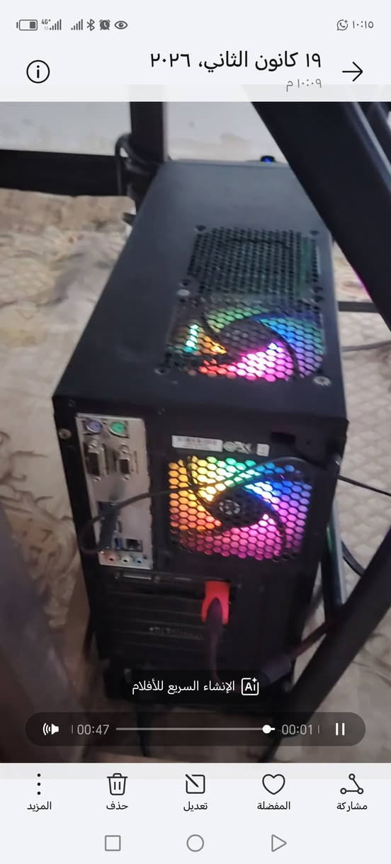 Pc مواصفات اتشغل جميع لالعاب تجميعة سعر ٣٥٠ الف فقط 
معالج RYZEN 5 3500
كرت شاشة GTX1050
مذر بورد B450M
رامات 16
هارد خارجي 256 SSD
مع ماوس + كيبورد
كربلاء الشبانات متوفر واتساب *********** هذا رقمي او اتصال او ماسنجر خاص
