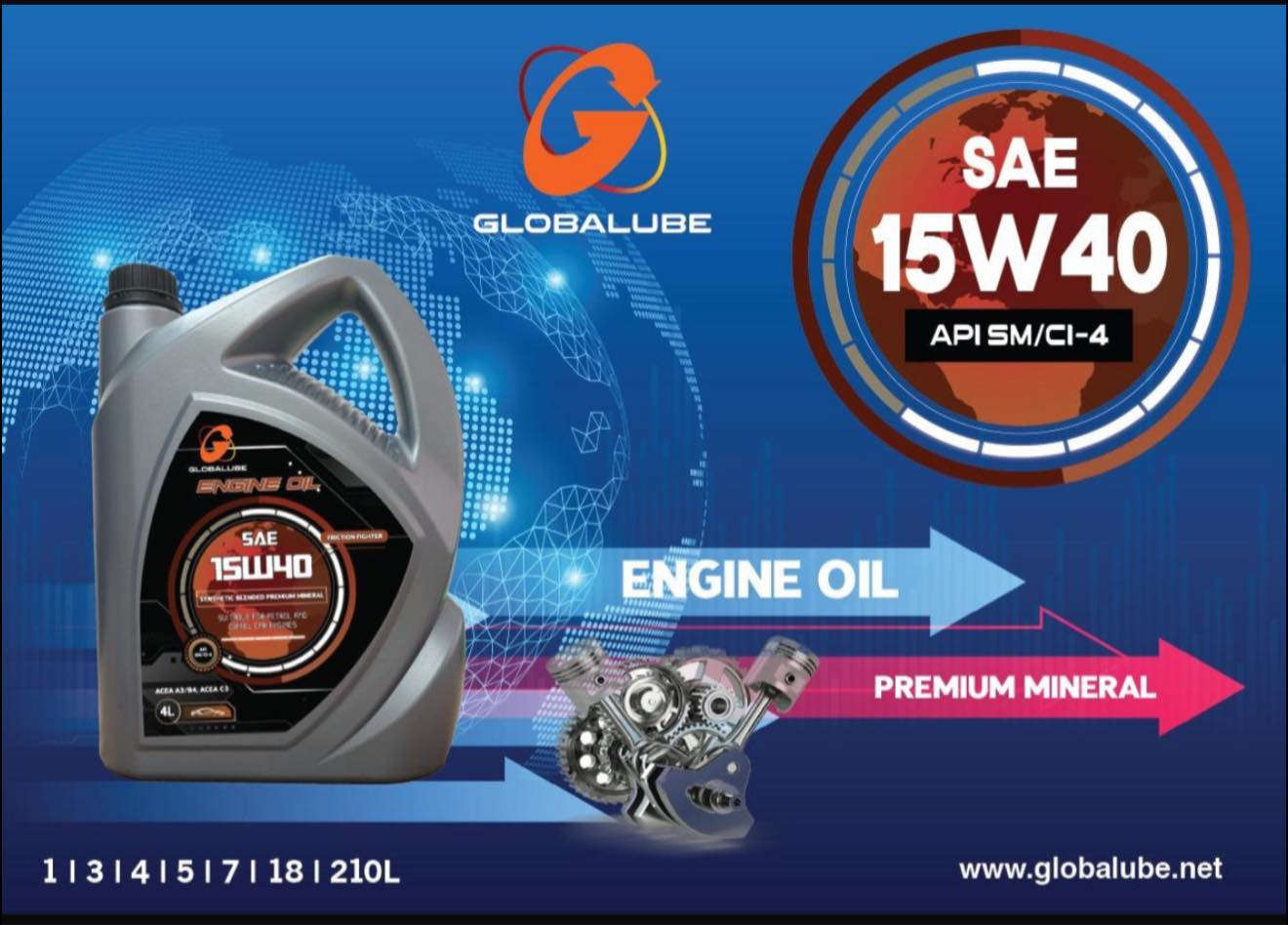 ✨ GLOBALUBE – جودة تثق بها سيارتك ✨
ارتقِ بأداء سيارتك مع منتجات GLOBALUBE المصممة لتوفير حماية أعلى وكفاءة أفضل في مختلف ظروف التشغيل.

🛢️ زيوت المحركات (Engine Oil)
0W20 | 5W30 | 10W30 | 15W40 | 20W50
• Fully Synthetic • Semi Synthetic • Premium Mineral

⚙️ زيت ناقل الحركة الأوتوماتيك (ATF)
DEXRON III – Synthetic Blended

🛑 سائل الفرامل والكلتش (Brake & Clutch Fluid)
DOT 4 – High Temperature

✅ حماية قوية من التآكل والترسبات
✅ ثبات عالي في درجات الحرارة
✅ نعومة أداء للمحرك والقير
✅ جودة مطابقة لمتطلبات الاستخدام اليومي والتحميل العالي

 توصيل سريع لجميع محافضات العراق بانسب الاسعار 
📦 متوفر بأحجام متعددة:
📩 للطلب والاستفسار: ***********
