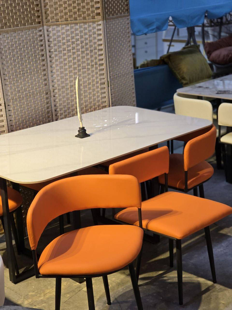 ✨ وصل الجديد يمّنا وبسعر يفرّح ✨
🍽️ ميز طعام مع ٦ كراسي – فخامة حقيقية
اختيار مثالي للمطابخ وغرف الطعام 👌
✔️ سطح مرمر أنيق يضيف لمسة راقية
✔️ كراسي جلد مريحة للجلوس اليومي
✔️ هيكل حديد درجة أولى ثابت ويتحمّل
✔️ تصميم عملي + شكل فخم
📏 القياسات:
▪️ العرض: ٩٠ سم
▪️ الطول: ١٥٠ سم
💰 السعر: 310للف
#ميز_طعام #٦_كراسي #أثاث_منزلي
#مرمر #عروض_الأثاث توصيل_مجاني
جنة_الأسعار أثاث_عراقي ديكور_بيت


**إذا كنت صاحب هذا الإعلان وتريد حذفه لأي سبب، رجاءا أرسل رسالة إلى الدعم الفني**