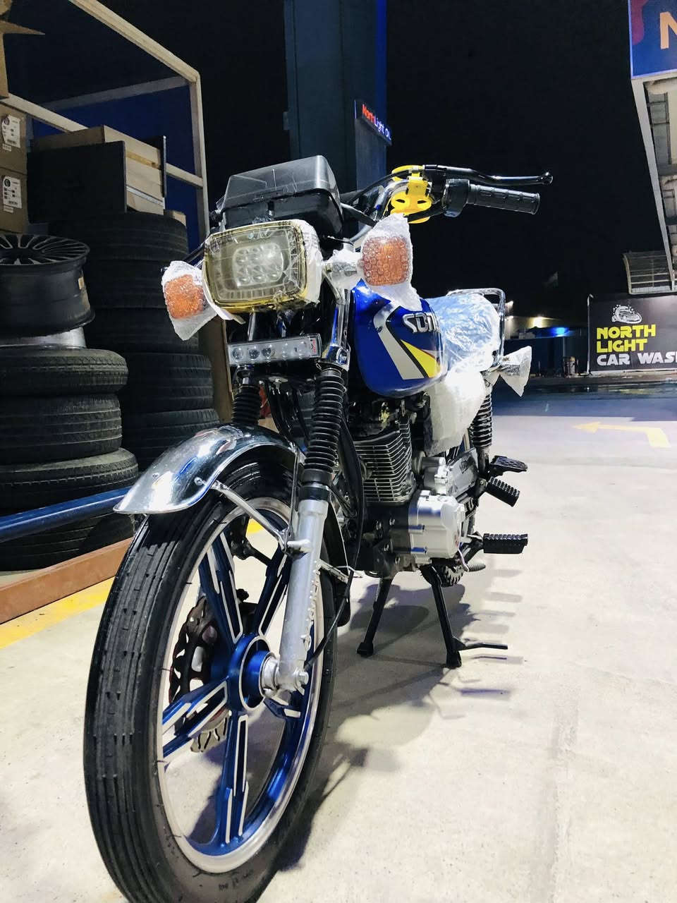 سلام عليكم
ماطور SOLINK
2023
وجبه اول 
ماشاء الله نار نار 
محرك نضيف لا صوت لا شي 
منفيس اصلي بشرط
ماطور احلي من صوره 
سعر 450وبي مجال 
بخدمتكم 
رقم ***********
واتساب***********
