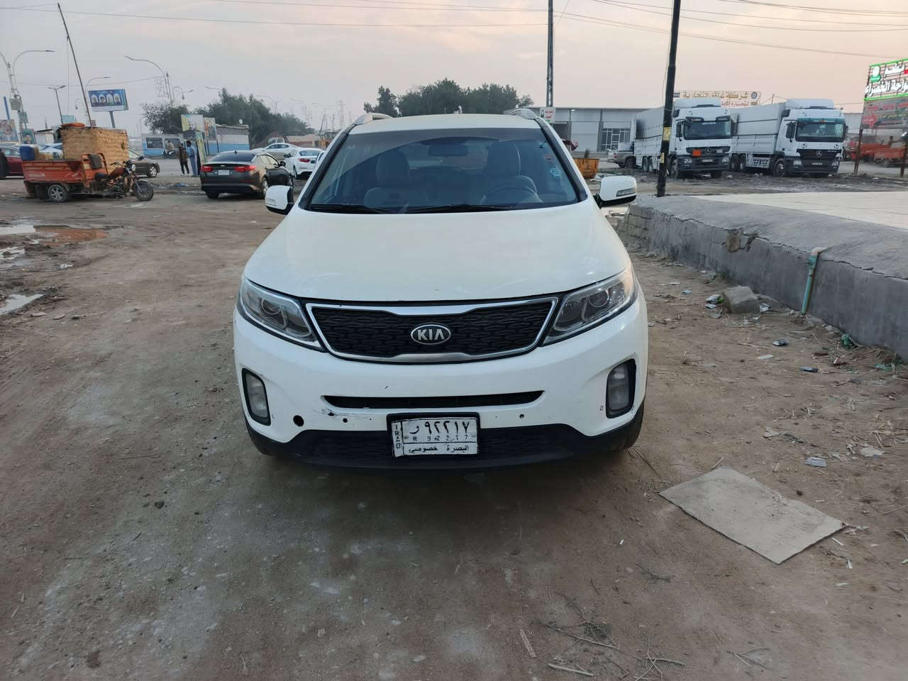 سورنتو 2014 بصمة ٧ راكب 4 سلندر بيها مكانات صبغ بسيطة رقم بصرة تحويل ثاني يوم 3 قطع، تبريد شاشة كامرة، حساسات السعر 140 بيها مجال مكان السيارة البصرة قضاء المدينة ***********
