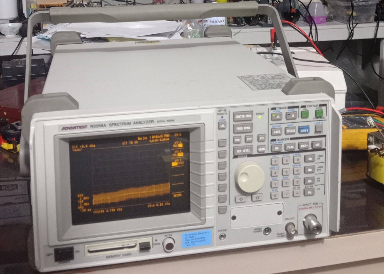 جهاز سبكتروم انلايزر لفحص الترددات المختلفة جهاز نضيف جدا بيه لزكة معايرة 

شغال كامل يقيس من 100 الى 8GHz ترددات عالية للسعر والاستفسار خاص


**إذا كنت صاحب هذا الإعلان وتريد حذفه لأي سبب، رجاءا أرسل رسالة إلى الدعم الفني**