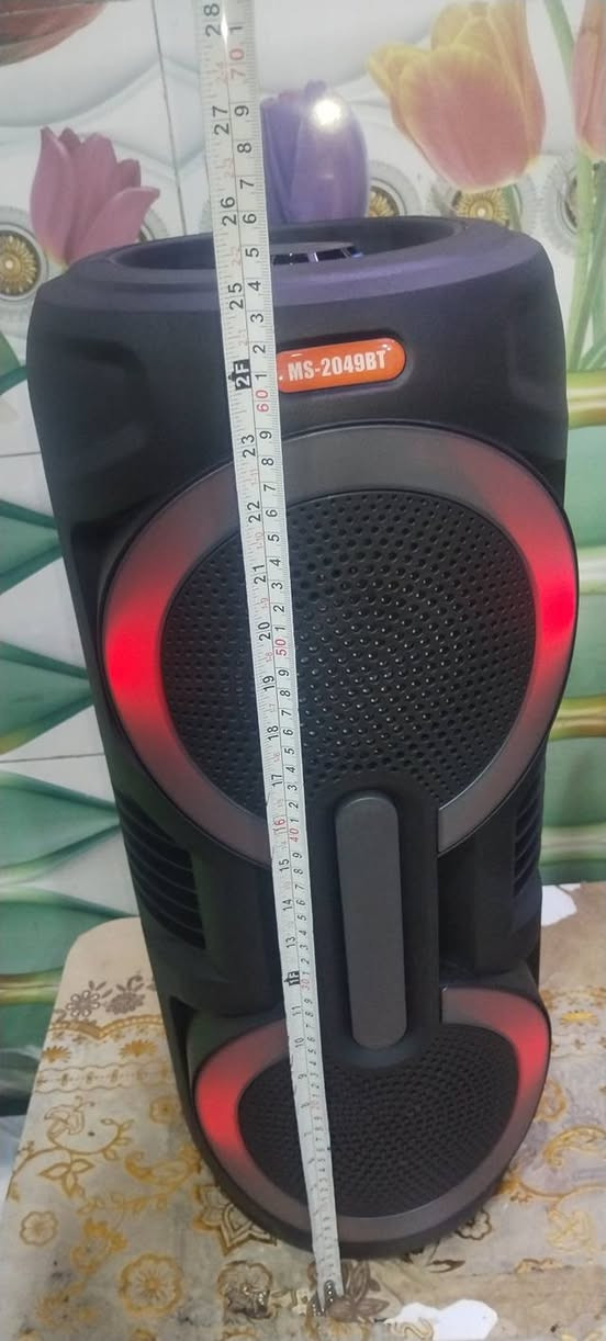 سبيكر كبير حجم 16 انج
فول مواصفات  
دبل سماعة صوت عالي جدا و واضح 
بلوتوت  ..   رام  ..   فلاش رام  ..  مايك واير 
نشرة الوان متغيرة 
55 الف واصل جميع المحافظات 
للحجز خاص او  وتساب
***********
