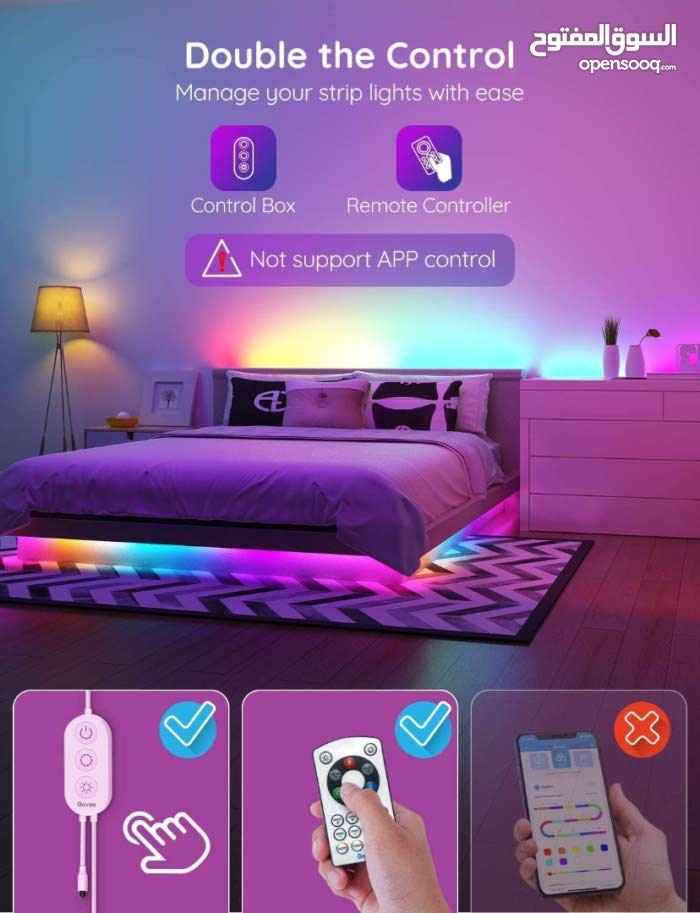 نشرة Govee الذكية 
المواصفات الأساسية
الطول 5 متر 
نوع الإضاءة: RGB (ألوان متعددة)
عدد الألوان: أكثر من 16 مليون لون �
Godukkan
التحكم:
عن طريق الموبايل (تطبيق Govee)
ريموت كنترول
صوت (Alexa / Google Assistant) �
Godukkan
الاتصال:
Wi-Fi
Bluetooth �
Godukkan
مميزات:
يتفاعل مع الموسيقى 🎵
أوضاع جاهزة + تقدر تسوي ألوان خاصة
مؤقت تشغيل وإطفاء كركوك, العراق


**إذا كنت صاحب هذا الإعلان وتريد حذفه لأي سبب، رجاءا أرسل رسالة إلى الدعم الفني**