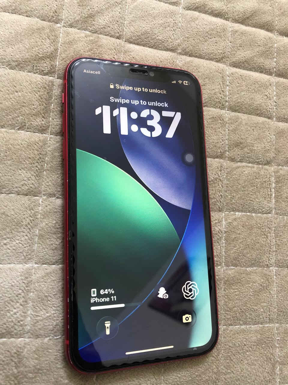 ايفون 11 عادي
ذاكره 256 
مبدل  بطارية وشاشة اصلية 3 خيارات 
فيس ايدي شغال 
صرف الشحن انساه 

للمراوس ويا ايفون 12 مني


**إذا كنت صاحب هذا الإعلان وتريد حذفه لأي سبب، رجاءا أرسل رسالة إلى الدعم الفني**