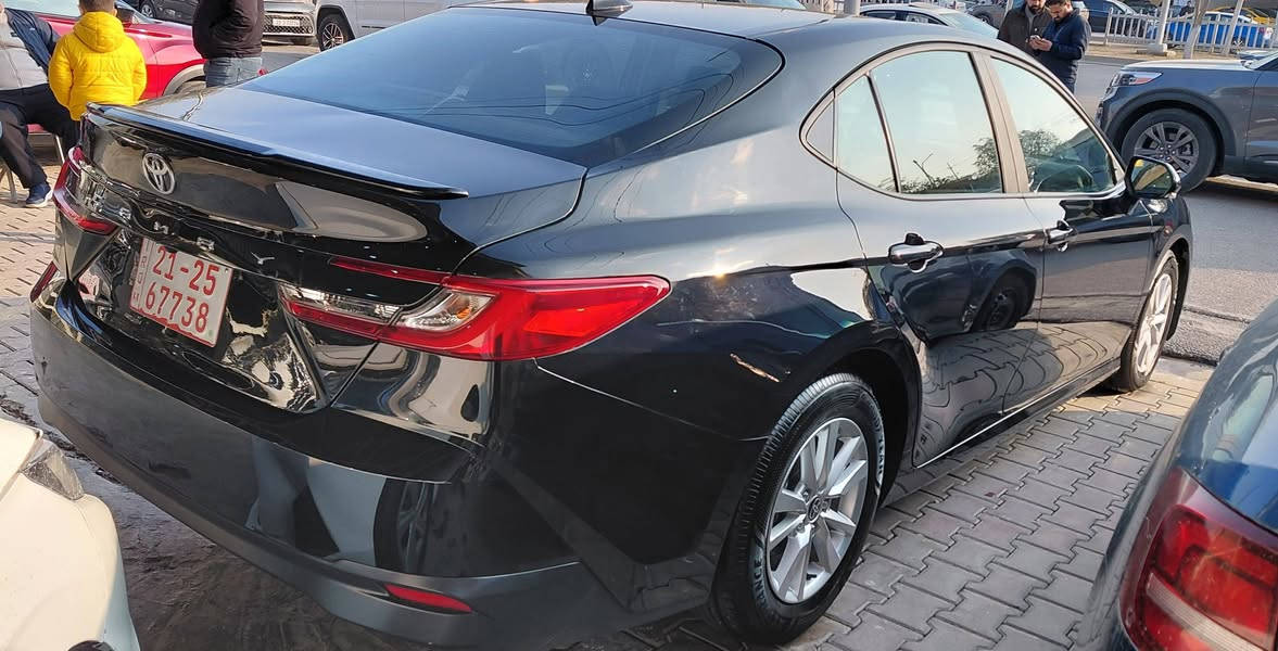 تويوتا كامري 2025
موصفات LE..هايبرد
ماشي9 الف..حادثها جامرلغ خلفي 
بدون ارباك..بجم كبس 
رقم كاتى..يترقم اربيل وسليمانية 
سعر 215 $
***********
