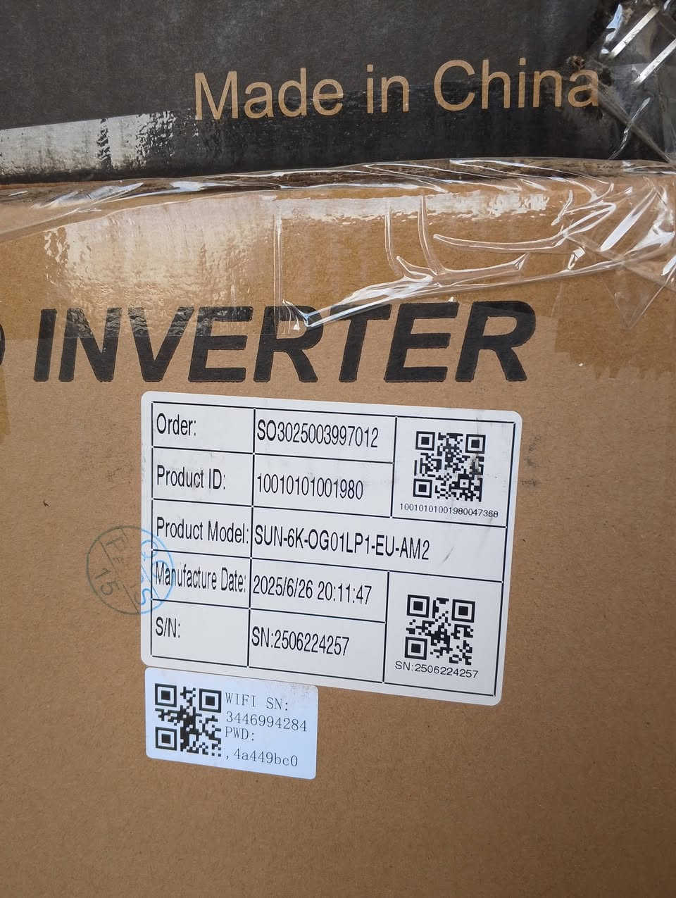 بالله
يتوفر لدينا انفيرترات وبطاريات #Deye
بغداد القاهره 
***********
