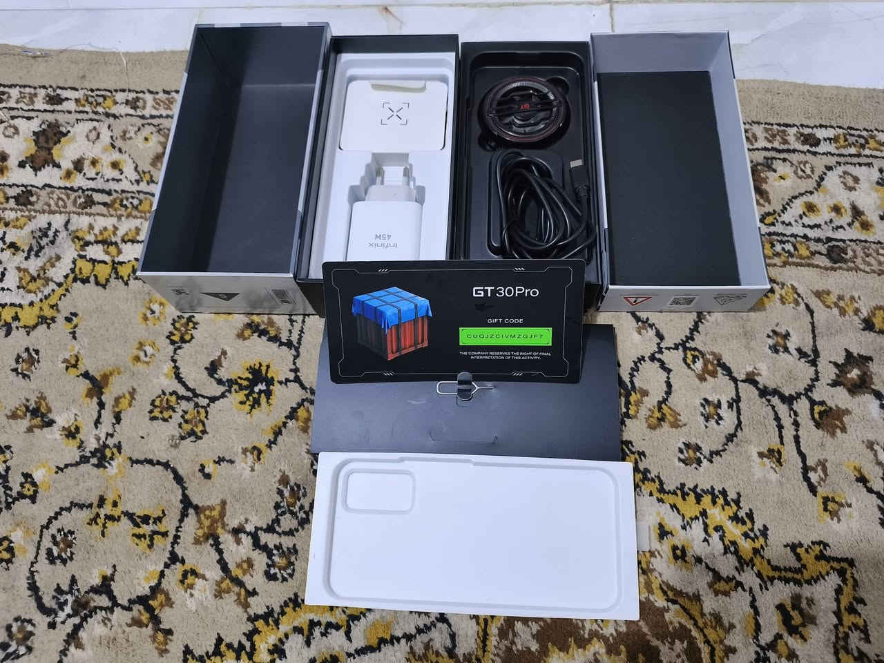 Infinix GT 30 Pro
للتواصل على رقم *********** السعر 450/ وبي مجال
