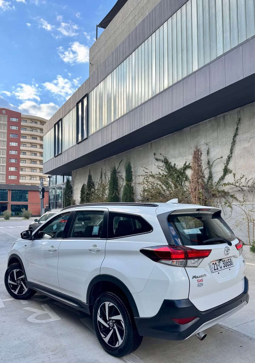 toyota rush  2020 
‎خلیجی 
‎بەسمە 
‎لایت لید 
‎تەبرید لەمس 
‎سوکان ڤۆلیۆم
‎بلاجکتۆر 
‎مەرکەزی 
‎سێ ڕیز کوشن 
‎تەنها 40 هەزار کم ڕۆشتوە 
‎تەحویل و غرامە بەشەرت 
‎سەنەوی ڕەقەم تازە 
‎هەموو گیانی بەشەرت 
‎نرخ :148    💵💵💵
‎شوێن : سلێمانی
‎ژم: *********** السليمانية, العراق
