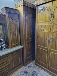 غرفة نوم • خشب ثقيل • حي البكر