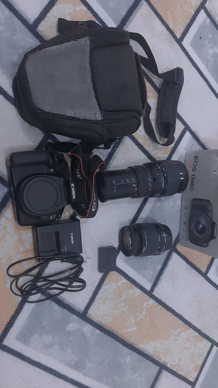 سلام عليكم عندي كامرة كانون 1200 مع زومين ومع ملحقاته للبيع
الرقم /***********
