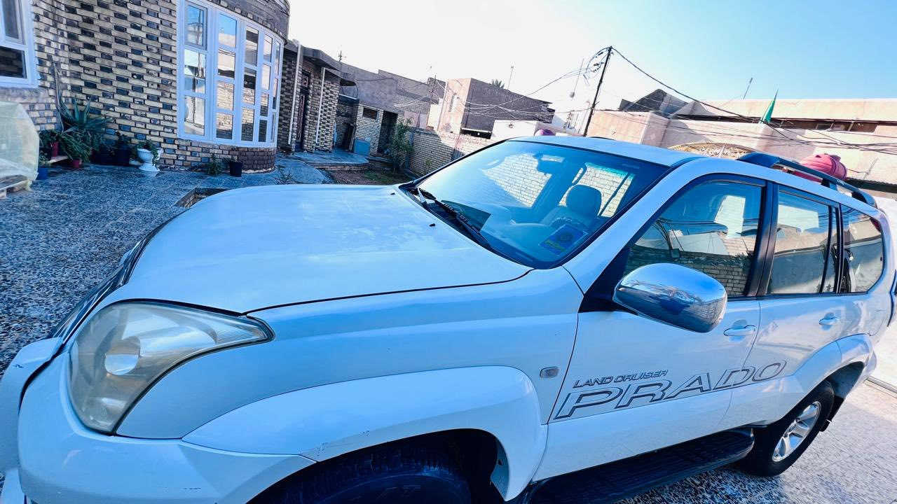 🔵 "TOYOTA BRADO" 2008
🔵 VX // V6 4000 
سلايت روف فتحه🔵 
 شاشه كبيره🔵 
 كشنات جلد🔵 
سبير تعليك🔵 
دبل تانكي🔵 
 تبريد ثلاث قطع🔵
تحكمات ستيرن🔵 
 وضعيات قياده🔵
ماشيه 287 🔵
_______________________
"رقم بابل بأسمي سنويه جديده  
السياره بيها البنيد مفتوح وقبق الجنطه فقط مفتوح مامبدل وبيها 
جراد بلبنيد وجرد قليل بلقماره وكلشي موضح امامكم بلسونار ستوني مسوي جديد
__________________________
ادامه كامله جديده عل محرك حداديه جديد تخم تاير جديد كله لوك جديد مكان السياره نجف كوفه 
السعر 
175$ وبيها مجال 
***********
