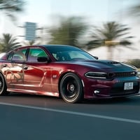 عشاق العظلات الامريكية ✈️🔥 دوج جارجر سكات باك لون كرزي .  19 Scat Pack...