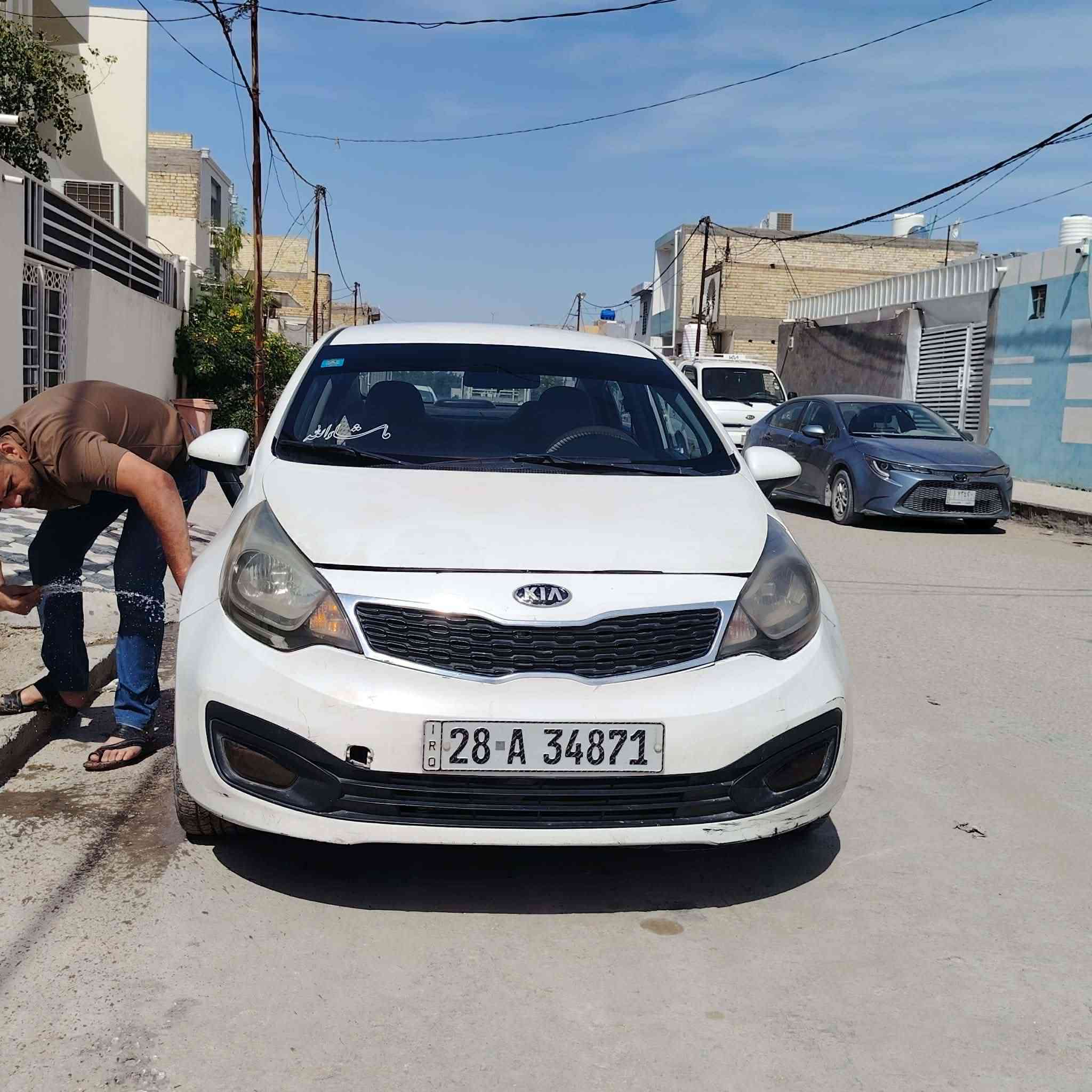 سلام عليكم   كيه ريو موديل ٢٠١٢ كير محرك خير من الله تبريد عاطل سنوية جديده رقم إنكليزي وراعيهه يمي سياره مكفولة من الضربه وتبديل  بيهه كرت بالبنيد مكاني النجف الاشرف حي القادسيه يم مطعم فواد  السيلاوي*********** السعر 82 بيهه مجال قليل للشراي فقط
