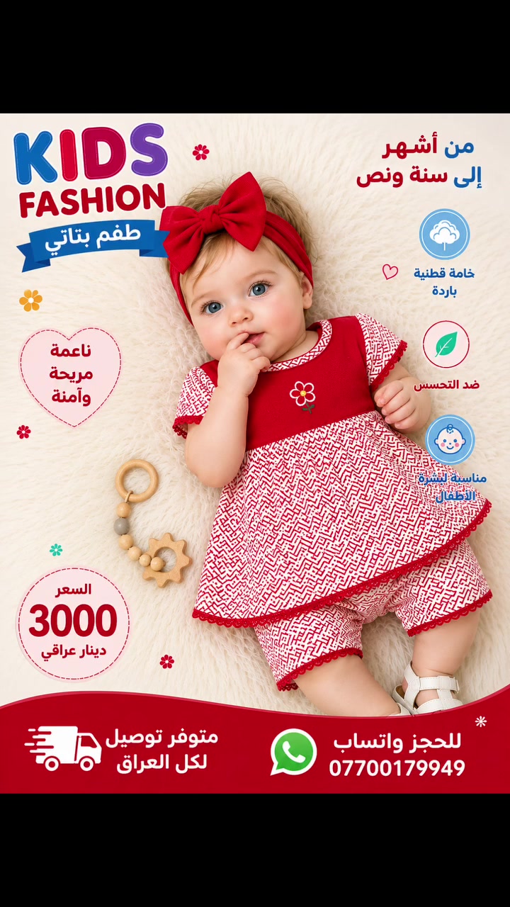 للحجز واتساب *********** 
‏تابع قناة قناة بيبي لاند كل احتياجات الأم و الطفل والبيت عدنا😍 في واتساب: https://whatsapp.com/channel/0029VbCUmhTFXUuj973DNx08
