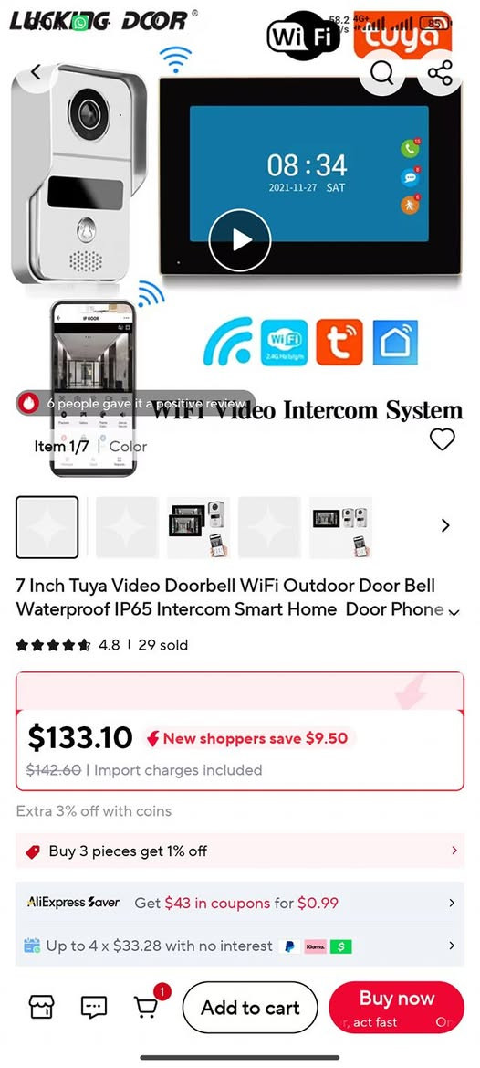 سلام عليكم
سيستم كاميرا و فتح باب و جرس كامل 90 الف


**إذا كنت صاحب هذا الإعلان وتريد حذفه لأي سبب، رجاءا أرسل رسالة إلى الدعم الفني**