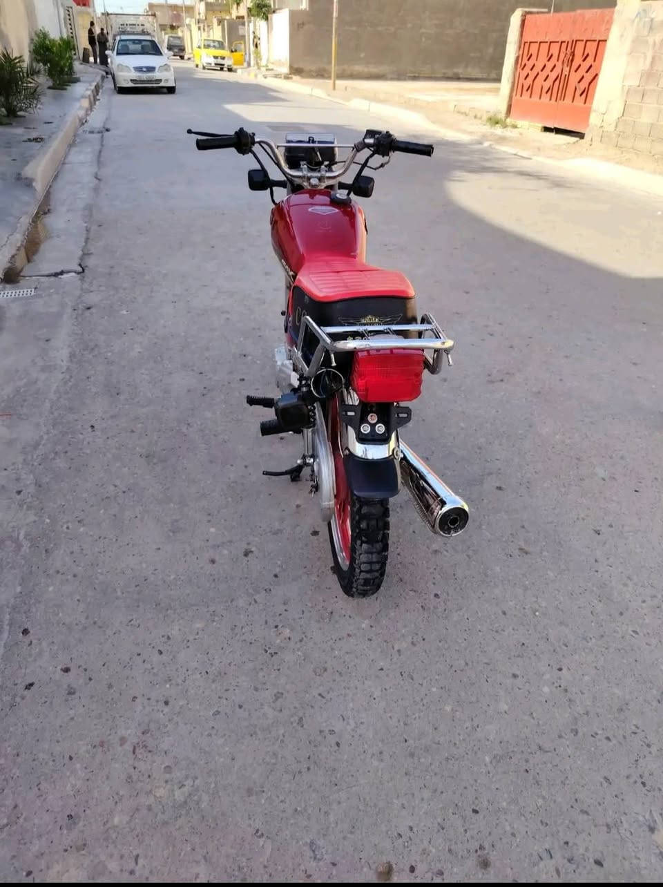 سلام علكيم
دراجه سيفان 5 كير  مديل 2024  محرك 200 cc  دراجه سلف و هندر كامله ما بيها نقص بس هورن دراجه نضيفه مثل ما موضح بل صور و المقطع  مكفوله مكينه و كهربائيات تجي تكلب وبراحتك بعد 
مكاني بغداد حي البتول 
رقم : ***********
السعر : 650 وبيها مجال و تدلل
