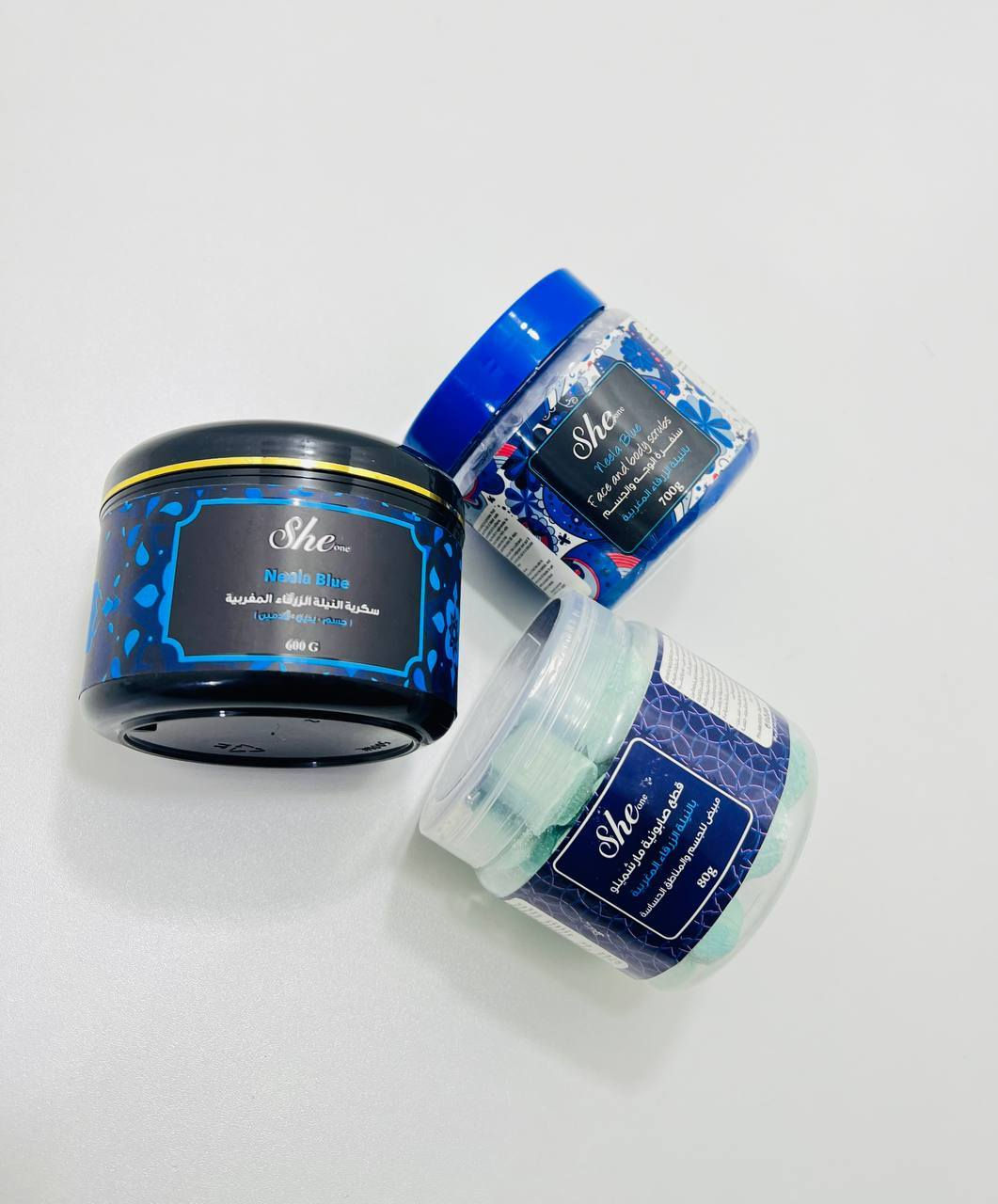 عرض النيلة الزرقاء للجسم ꒰ঌ ୨୧ ໒꒱
العرض الثلاثي للجسم يسويج ثلج 🥹❄
3 قطع من افضل المنتجات الي راح جربيها وتدمنين عليها 💙🫶🏻
🦋 سكرية النيلة للجسم واليدين والقدمين الأصليييية إزالة الجلد الميت وتقشير قوي
تفتيح وتوحيد لون الجسم تقلل الكلف والسواد. 
🦋سنفرة الوجه والجسم بالنيلة الزرقاء
تقشير لطيف وإزالة الخلايا الميتةتفتيح وتوحيد لون البشرة وتقليل التصبغات
تغذية عميقة وتحسين مرونة الجلد. 
🦋 صابونية She One بالنيلة الزرقاء المغربية مبيّضة للجسم والمناطق الحساسة 🙈 رغوة ناعمة وتنظيف لطيف تُستخدم مرة واحدة بالأسبوع.


**إذا كنت صاحب هذا الإعلان وتريد حذفه لأي سبب، رجاءا أرسل رسالة إلى الدعم الفني**