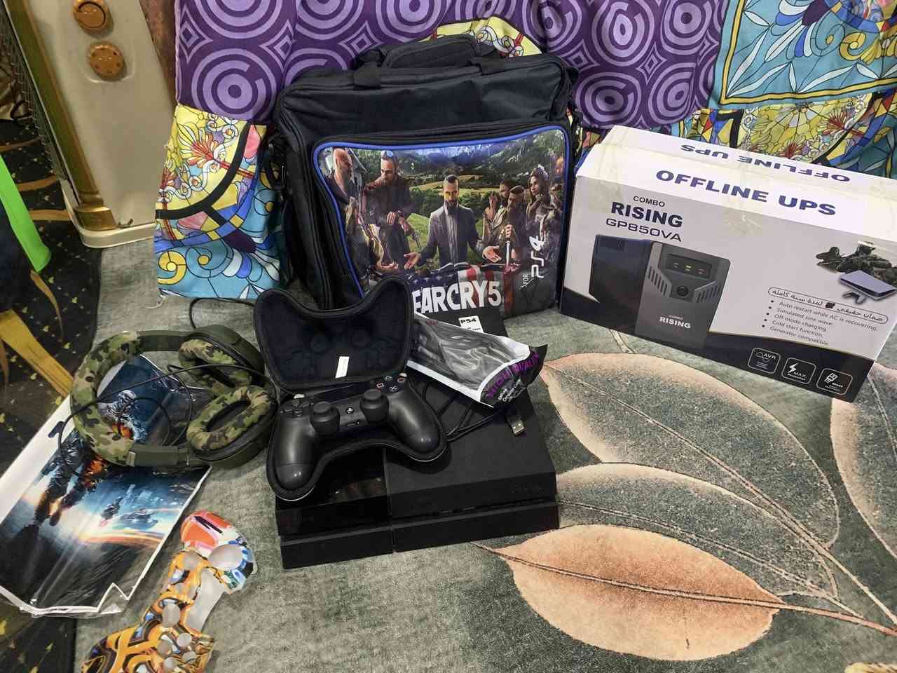 بلي فور مهكر للبيع فات شرط ما مفتوح بعده لوك بي ٨ العاب كلهن قوايت قابل يصير ١٠ العاب 

ذاكره 512
يو بي اس 850 امبير وياه 
جوستك 2 + حافضه مال جوزستك
+ سماعه 
استعمال اقل الشهر 
سعر 300 و بي مجال !
مكاني بغداد مدينه الصدر 
متواحد واساب رقمي ***********
