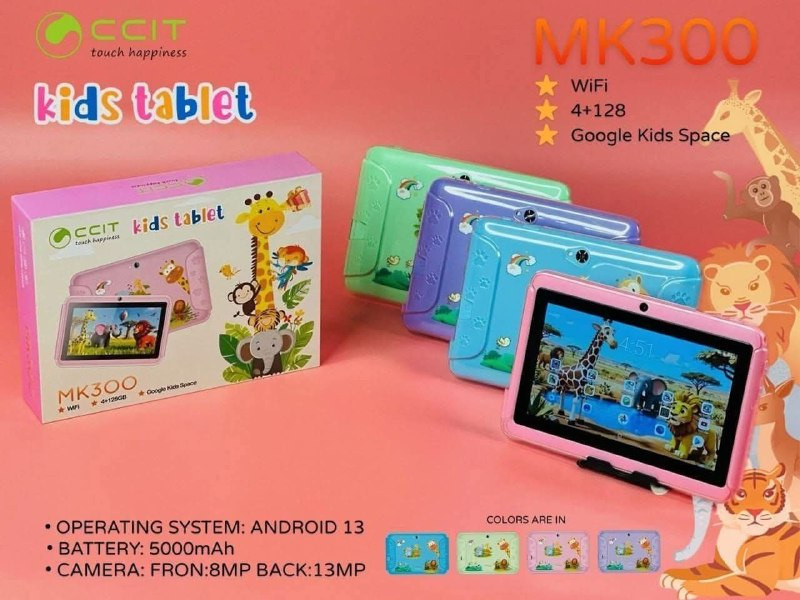 المواصفات والسعر
👇
👇
​CCIT MK300 Kids Tablet
جهاز لوحي تعليمي وترفيهي آمن ومخصص للأطفال.
​
📱
شاشة بحجم 7 إنج.
​
💾
ذاكرة تخزين 128 كيكا.
​
🚀
ذاكرة عشوائية (رام) 4 كيكا.
​
🔋
بطارية ممتازة بسعة 5000mAh.
​
📸
كاميرا خلفية 13MP وأمامية 8MP.
​
🤖
نظام تشغيل أندرويد 13 الحديث.
​
🌐
يدعم اتصال WiFi ومزود بمساحة Google للأطفال.
​﴿ السعر 70 ألف دينار ﴾
​
▪️
............................................
▪️
​
✨
للحجز او الاستفسار فقط راسلنا او اتصل.
📍
الديوانية / سوق العروبة / مقابل فلكة النافورة
📞
***********
⏰
متواجدين يوميا من الساعه 9 صباحا و حتى الساعة 12 مساء.
​
#تابلت_اطفال
#ايباد_تعليمي
#CCIT
#شاومي
#الديوانية
