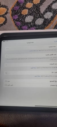 ايباد11 a16 نضافه 100 الايباد استخدام قليل الذاكره 128 عنواني بغداد ال...