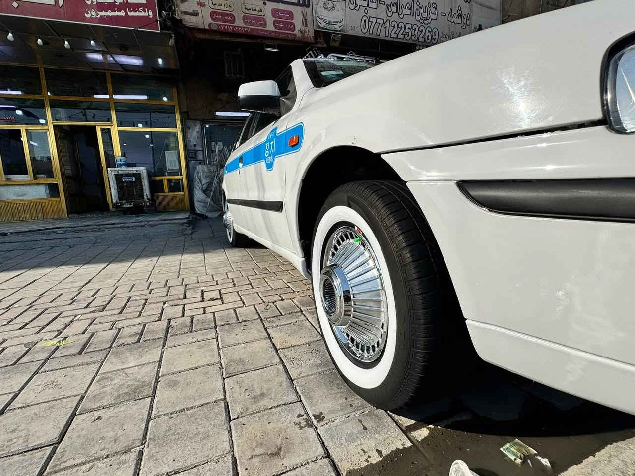 السلام سمند موديل  2011 بغداد خصوصي تحويل ثاني يوم السياره بأسمي رقم انكليزي محرك وكير خير من الله تبريد ثلج كهربائيات كلهه شغاله السياره احله من الصور مكاني بغداد الشعب حي البساتين السعر 51 وبيهه مجال بسيط حك الجيه رقمي ***********
