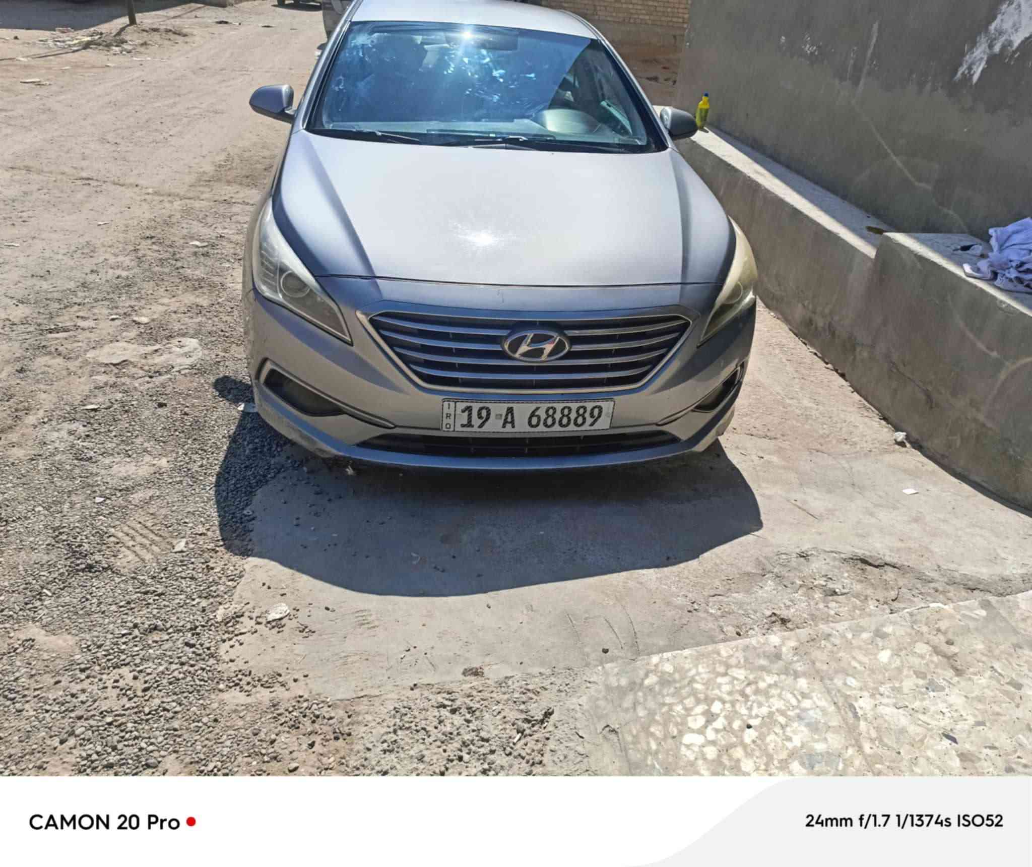 سلام عليكم سيارة سوناتة محرك GDIمديل  2016 وارد امريكي رقم كربلاء ماشيه ١٠٧ 
حادثه مذكور بلسونار  السياره ضربه بس قبق الجنطه بدون تبديل وشويه من الجاملق الخلفي بدون معجون مذكوره والسونار  موجود السياره نضيفه مال جناي وتخم تايرات  

السعر 125 وبيه مجال بسيط حك الجيه 

العنوان الناصريه حي اور  رقم الموبايل ***********
