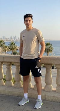 شورت رياضي رجالي • خامة تقيلة • مقاسات M-XXL