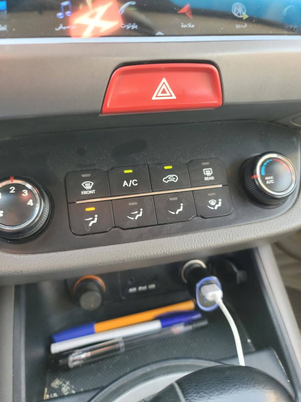 السلام عليكم
سبورتج 2011 خليجية رقم بغداد مشروع وطني بأسمي 

ماشية 220 الف

مكينة 2000 دوش

بيها بابين صبغ وبارد قليل في الجاملغ الامامي

كاعية جلد + كشنات جلد 

جواها تخم تاير جديد + باتري جديد قبل فترة شديته

مواصفات

 تحكم ستيرين

مثبت سرعة

شاشة + كامرة

السعر 13.000بيها مجال + عليها غرامات ورقتين ينزل من سعرها
مكاني بغداد حي الجهاد  رقمي ***********
