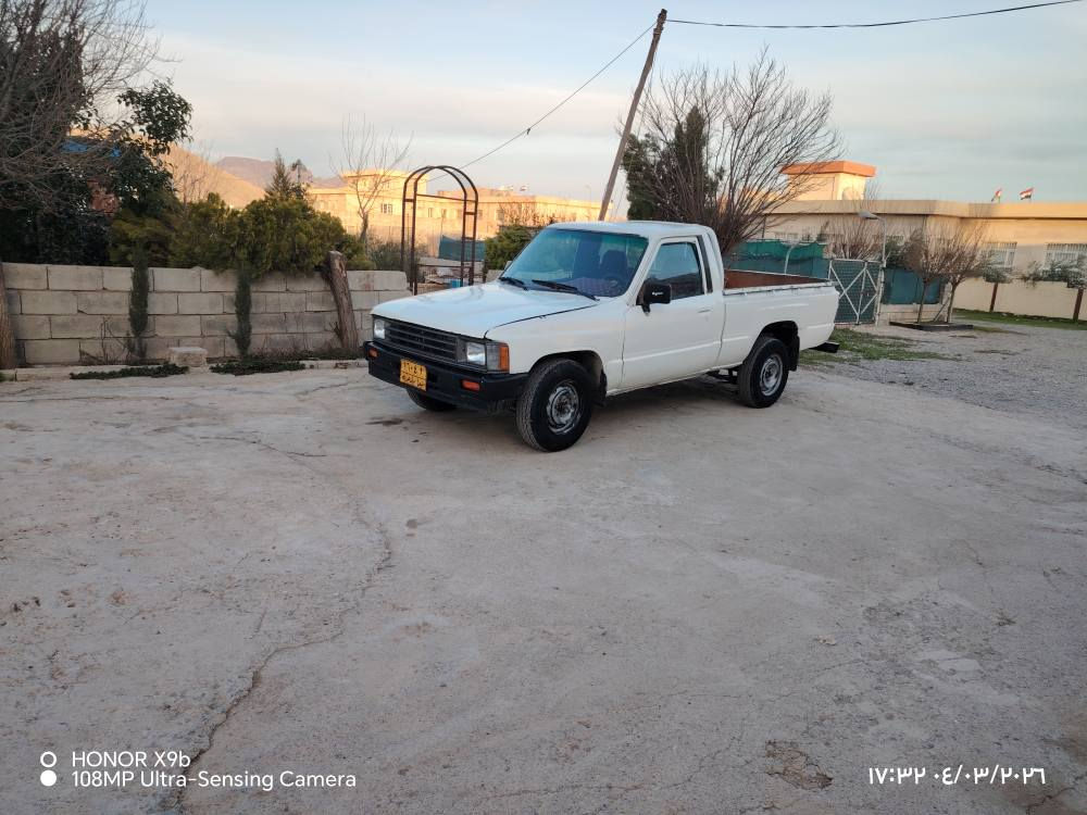 تویتا مۆدیل 1985رەقەم دهۆك گیرومەکینەی بەشەرت توندوتۆلی بەشەرت کارەبای بەشەرت
بەشەرتی بەناوکردن 
سەیاریکی تابلی توندوتۆلە 
لەچوارقوڕنەم 
سحری 27 وەرقەو کەمەک مەحامەلە 
ژە موبایل *********** رانية, السليمانية
