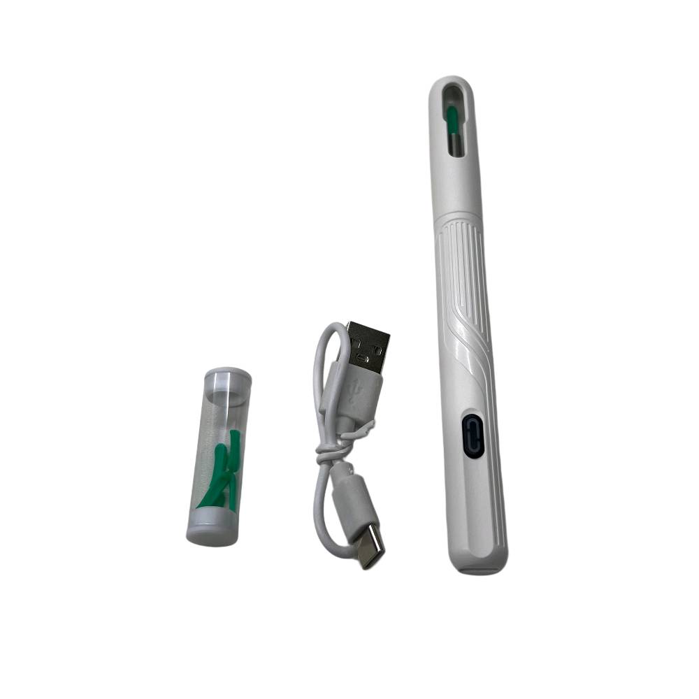 منظف الأذن الذكي بالكاميرا NK3 – Wireless Visual Earpick

• جهاز تنظيف أذن ذكي مزوّد بكاميرا يعرض صورة داخل الأذن مباشرة على الهاتف عبر الاتصال اللاسلكي، لتتمكن من تنظيف الأذن بدقة ومتابعة العملية عبر التطبيق.

• عرض مباشر على الهاتف
يعرض صورة داخل الأذن عبر تطبيق الهاتف باستخدام اتصال WiFi، ويعمل مع أجهزة Android و iOS.

• كاميرا بدقة HD
مزود بكاميرا مع مستشعر صورة CMOS لعرض صورة واضحة أثناء الاستخدام.

• اتصال لاسلكي عبر التطبيق
يتم التحكم وعرض الصورة عبر تطبيق HND بعد الاتصال بشبكة WiFi الخاصة بالجهاز.

• تصميم قابل للشحن Type-C
بطارية مدمجة قابلة للشحن بسعة 130mAh مع شحن عبر Type-C.

• حساس جاذبية ثلاثي المحاور
مزوّد بـ 3-Axis Gravity Sensor للمساعدة في استقرار الصورة أثناء الاستخدام.

 • السلسلة: NK3 Series
 • معيار الشبكة: IEEE 802.11 b/g/n
 • التردد: 2.4GHz
 • سرعة نقل الصورة: 30fps
 • مستشعر الصورة: CMOS
 • جودة الصورة: HD
 • القطر الداخلي للعدسة: 3.6mm
 • البعد البؤري: 15mm – 20mm
 • البطارية: 130mAh
 • وقت العمل: حوالي 35 دقيقة
 • وقت الشحن: حوالي 60 دقيقة
 • مدخل الشحن: DC 5V / 150mA
 • نوع الهوائي: مدمج
 • درجة حرارة التشغيل: ‎-10°C إلى ‎50°C
 • المستشعر: Gravity Sensor ثلاثي المحاور
 • الشحن: Type-C
 • الاتصال: Wireless WiFi
 • متوافق مع: Android / iOS

محتويات العلبة:
 • جهاز تنظيف الأذن بالكاميرا
 • كتيب المستخدم (User Manual)