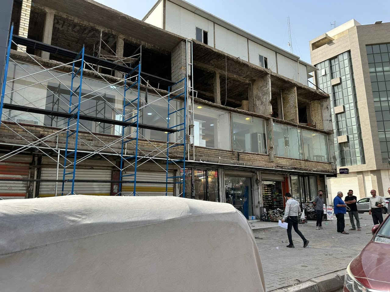 السلام عليكم بناية تجارية اللبيع
المساحة 553.5 مكان بغداد الجديدة
للاستفسار ***********
