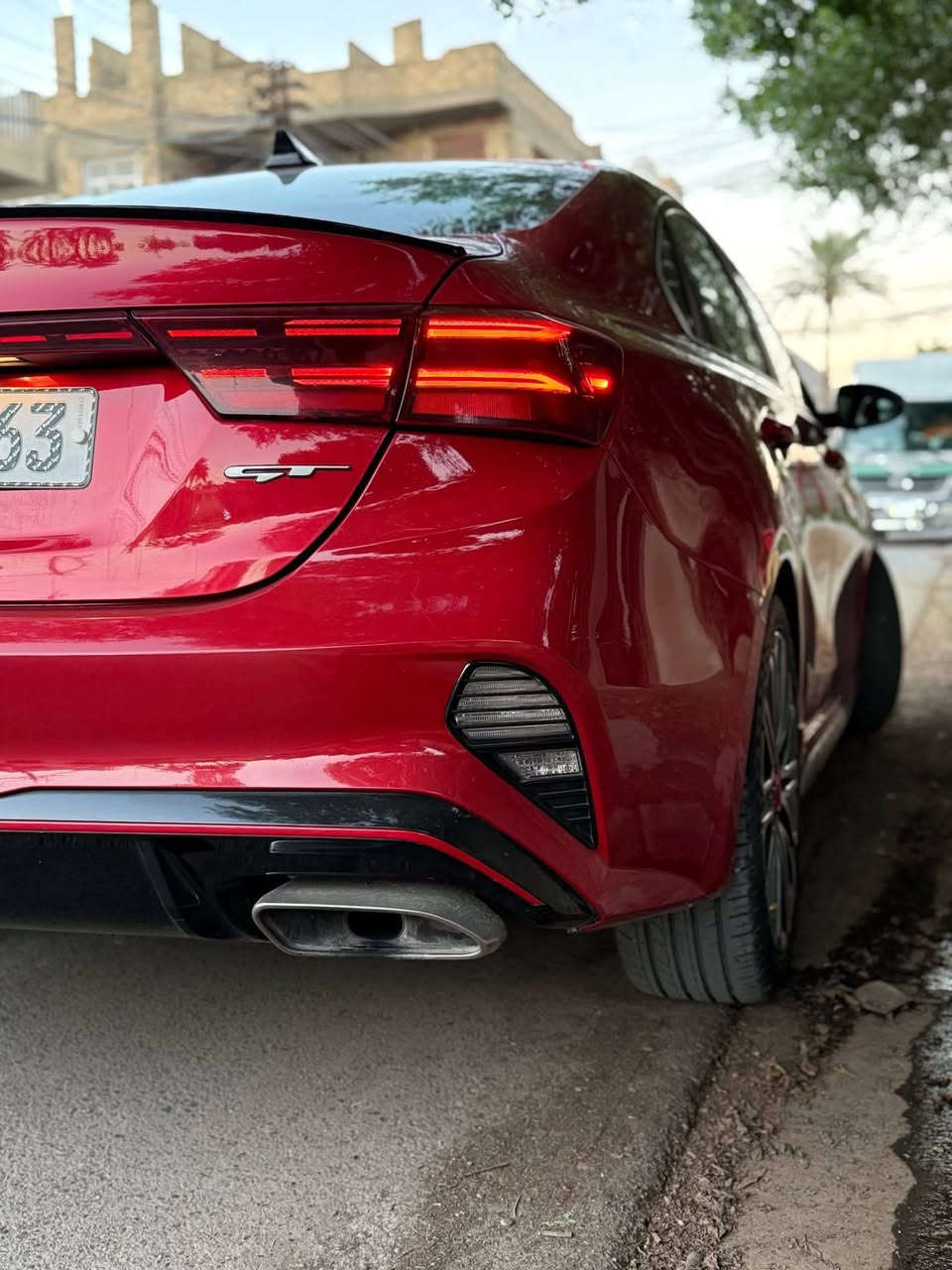 ﷽
كيا فورتي  GT  2022 

محرك 1600 تيربو + كير DCT  المرغوب مو السيفتي 

بيها فصلة و طلقات بلادي 

ماشية 50 الف ميل 

ضرر موضح بصور 

ايرباكات سليم

 

بصمة + تشغيل عن بعد 

ابواب بصمة

كشن جلد 

تبريد قطعتين

ليد خلفي و امامي

شحن وايرليس Wireless

شاشة كبير

كاميرا

رادار امامي و خلفي

رادار جانبي

حساس 

ويل كب

بلاجكتور

تحكم ستيرن

تحديد السرعة

تحديد المسار

نظام سمارت

3 انظمة قيادة

سعر 157  وبيهه مجال 

رقم بغداد بسمي
***********
