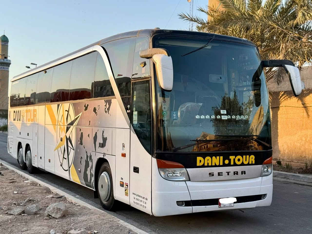 باص ستره موديل ٢٠٠٦ تحويل ثاني يوم لبيع او مراوس *********** عنوان بغداد شارع فلسطين
