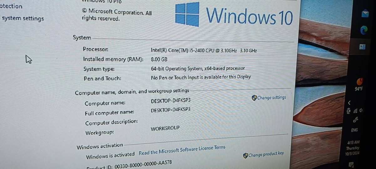 هاردssd128
هاردhhd 500
كارت شاشه 1030
معالج i5 2400
رام8
كيبل VGA +HD +ماوس كيبورد هديه 
السعر110


**إذا كنت صاحب هذا الإعلان وتريد حذفه لأي سبب، رجاءا أرسل رسالة إلى الدعم الفني**