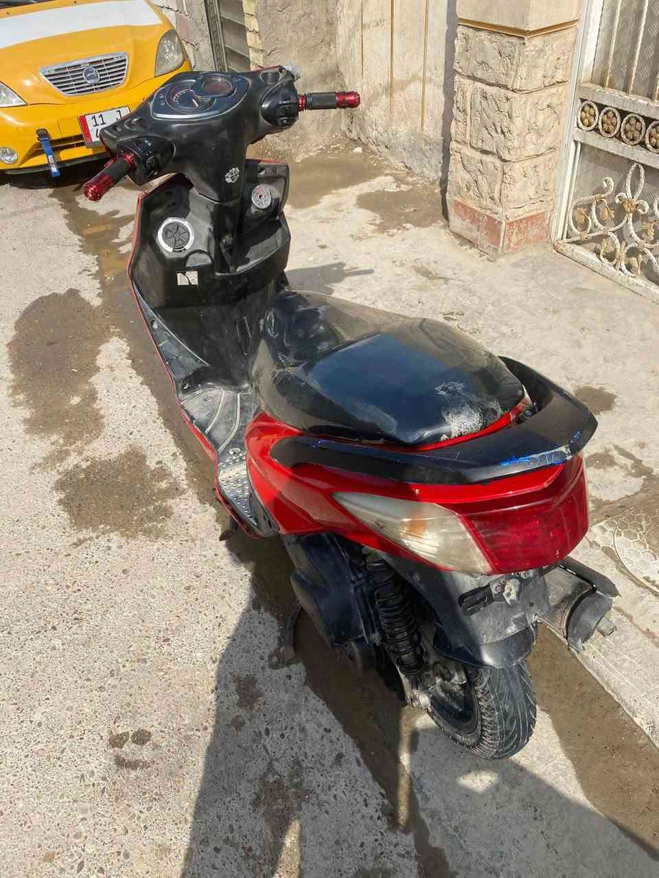 سلام عليكم دراجه سكنس لبيع بيهه فقط ولفات جيب فيتر وتعال سعر 350الف بغداد شعب حي البساتين رقم ***********
