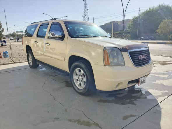 السلام عليكم اخوان
اقرة التفاصيل كلشي مذكور 
GMC Yukon 2009
جمسي يوكن 2009
رقم بغداد بأسمي نكليزي
8سلندر 5300/ كير ٧٠٠ دبل كير 
تورباين ٧٧ جديد شاده 
ماشيه ٥٢٠ مامشتغله ع خط مجرد للدوام 
أو خطها الرسمي بغداد موصل 
مصفره من كلشي 
كير/مكينة/اكسل/خير من الله 
داخل جديد 
تبريد تتفأه 
لايت شمسي
تحكم ستيرن 
كشنات كهربائي 
السيارة خير من الله احلة من الصور 
السيارة كفاله عامه
السعر ١٧٥$ وبي مجال 
بيع او مراوس حسب القناعة
بغداد الشعله الخطيب 
للاستفسار اتصل على رقم 
***********
