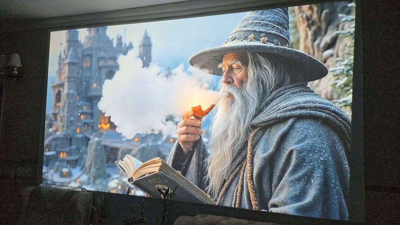 (Projector) طراز CAIWEI A10Q.
بدقه عاليه فول HD
يتميز بدقة عرض يدعم 4K Ultra HD لتفاصيل حادة وواضحة. 

يوفر سطوعًا عاليًا يصل إلى 3500 ANSI ، مما يجعله مناسبًا للاستخدام حتى في الغرف المضاءة. 

يعمل بنظام اندرويد مدمج لسهولة الوصول إلى خدمات البث والتطبيقات. 

يتضمن تقنيات متقدمة مثل التركيز التلقائي بالليزر (ToF+CMOS) و Bluetooth و WiFi 6.
كذلك اوتو كيستون بطعنا ممكن وضعه في زاويه
تدبيقات كامله نتفلكس رسمي
يتيوب
سوق بلي
تنزيل كافت التطبيقات سينمانا او iptv
الوان مشبعه للصوره سماعات
10w صوت محيطي واضح جدا
اخوان ملاحظه
الجهاز غالي وجديد ما مستخدم يعني ليس امزون
الي يدور اجهزه قويه يتواصل ويانه ويدلل الاسعار والتفاصيل واتس اب
***********
