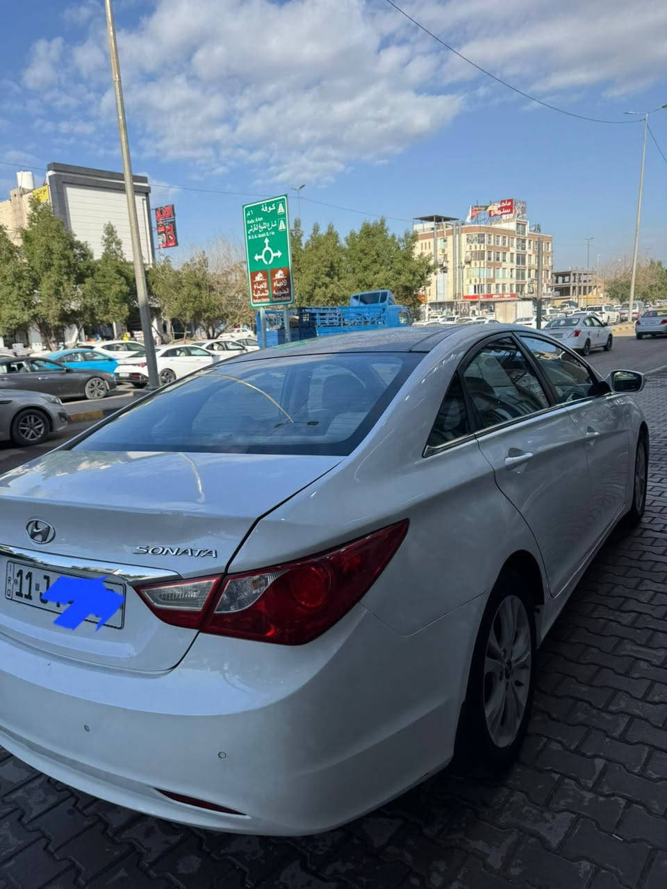 سلام عليكم سوناتا 2011 للبيع بنوراما سياره مكفوله من الضربه بيهه صبغ احزام بدون داخل رقم بغداد جديد مكان سياره نجف للستفسار ***********
