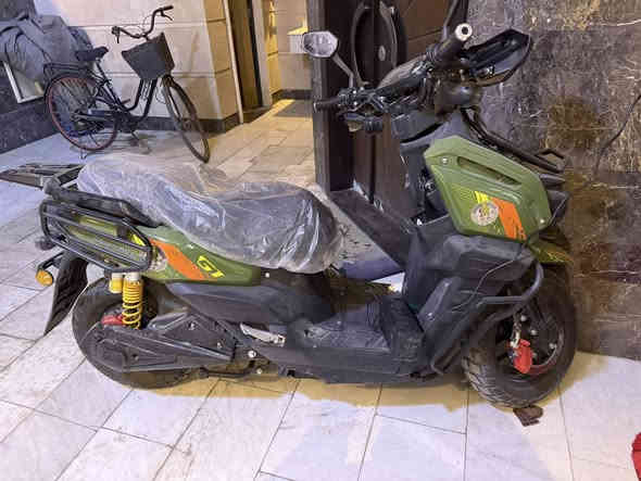 دراجه اباتشي شحن ملف ٣٠٠٠ سرعه ١٣٠ ست بطاريات ليثيوم مو عادي مثبت سرعه بريك غاز ايبي اس وتشغيل عن بعد وكارت وتشتغل من تلفون تربطهه تطبيق خاص مشتريهه ٢٤ شهر العاشر وصل شراء موجود بمليون ٦٥٠ ابيعهه ب١١٥٠. مكانهه بغداد بحي الحسين بصف عماير النسيم رقمي ***********
