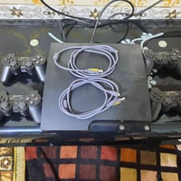 PS3 فات مهكر مستعمل 10 ايام فقط ويا 4 جويستكات وكيبلين شحن وكامل الملح...